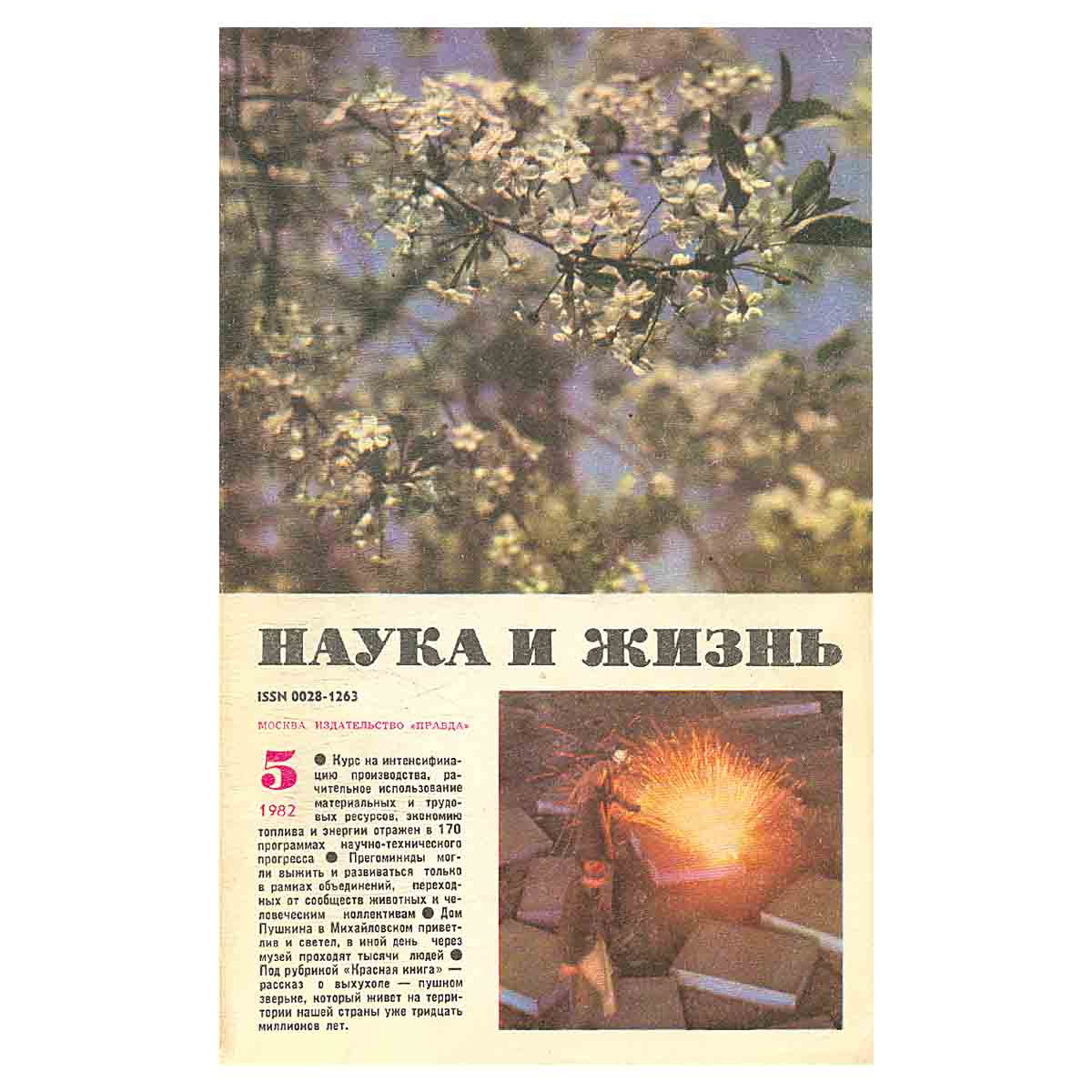 Журнал Наука и жизнь №5. 1982