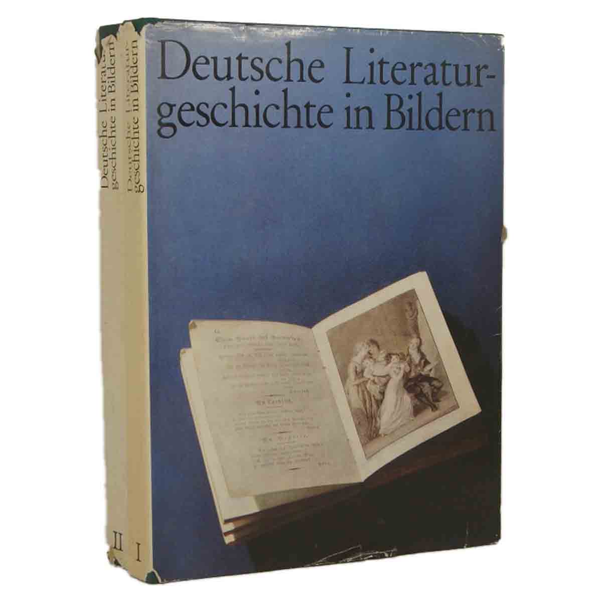 фото Deutsche Literaturgeschichte in Bildern ( История немецкой литературы в картинках) Комплект из 2 кни